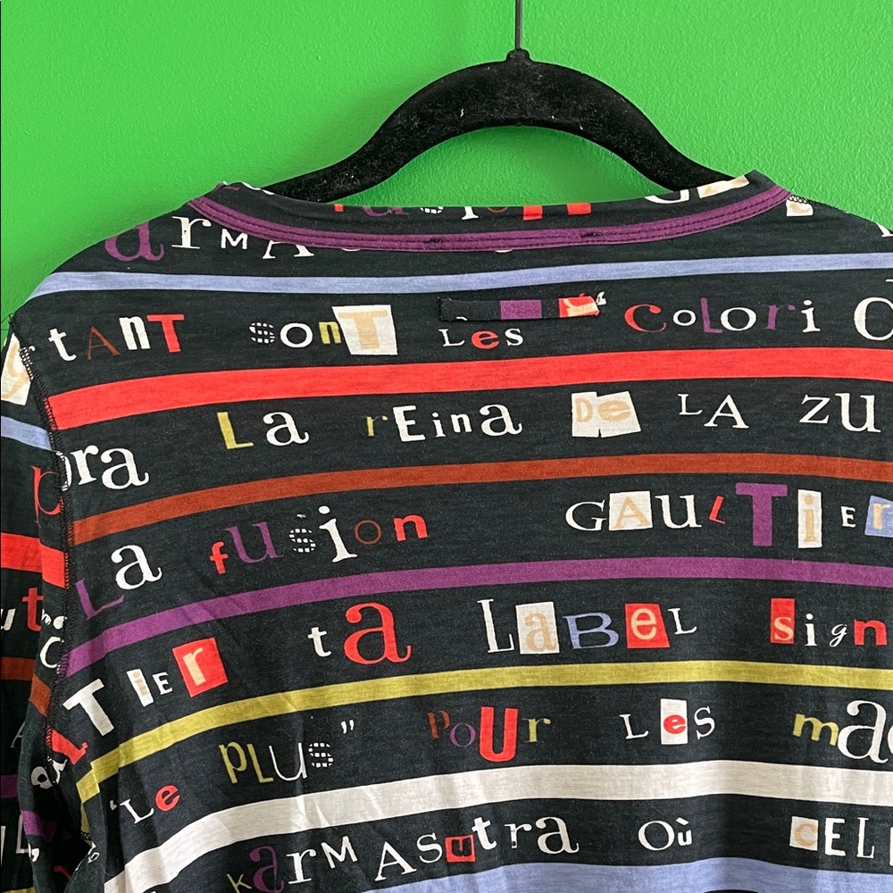 RARE 90s Jean Paul Gaultier Graphic Top - Picture 5 of 7